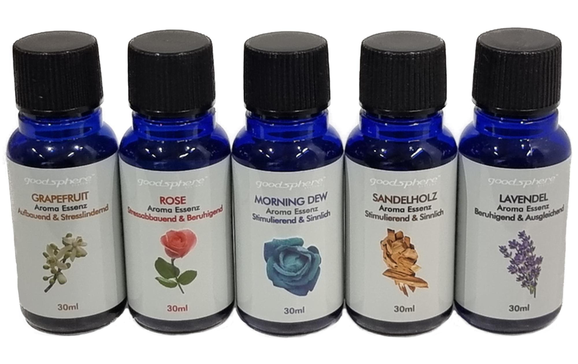 Duftöl-Set Feeling Beginners, 5 x 30 mlEssenzen mit ätherischen Ölen