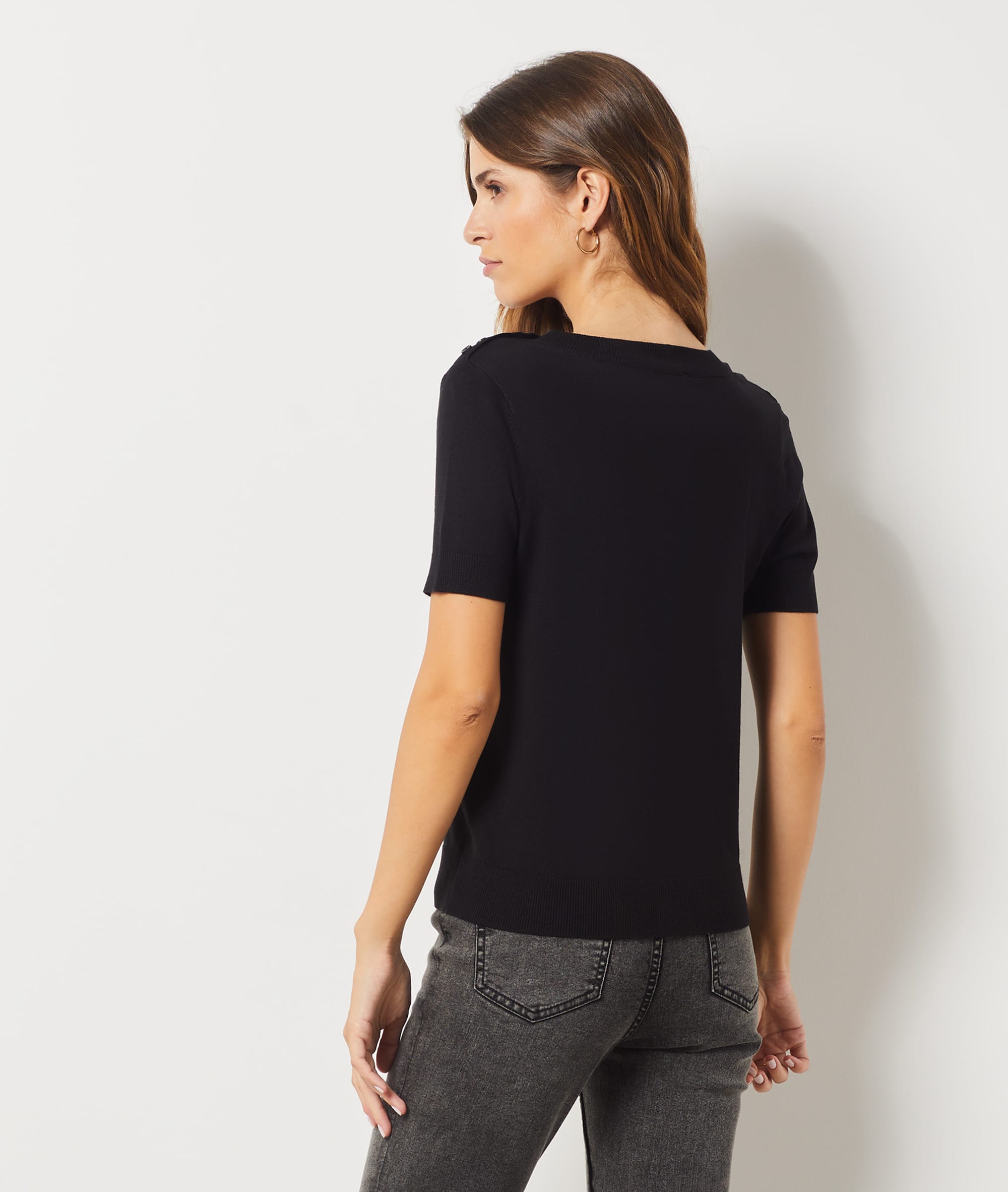 Pull manches courtes