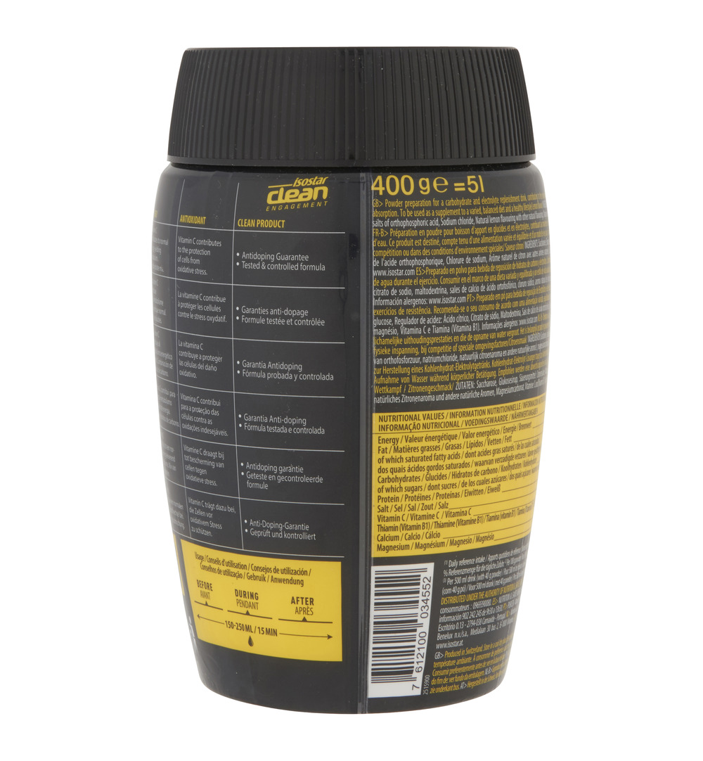 Isostar Hydrate & Perform Lemon (400 gr)