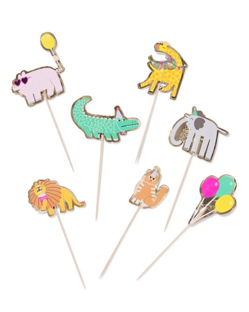 décoration de gâteau animaux festifs
