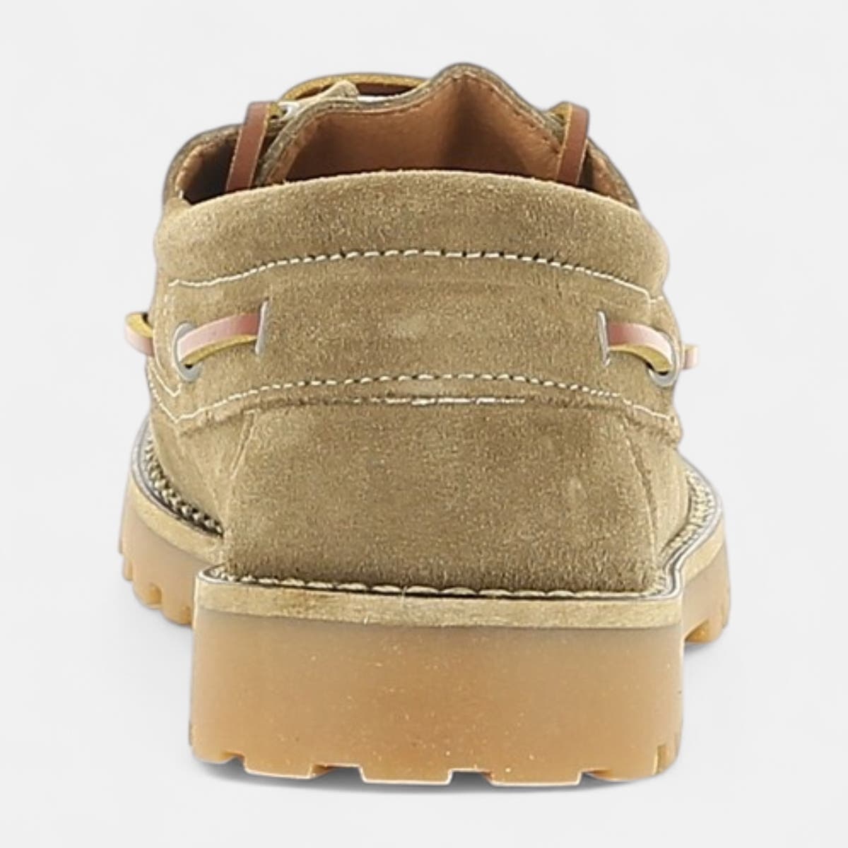 Mocassins Femme en cuir taupe
