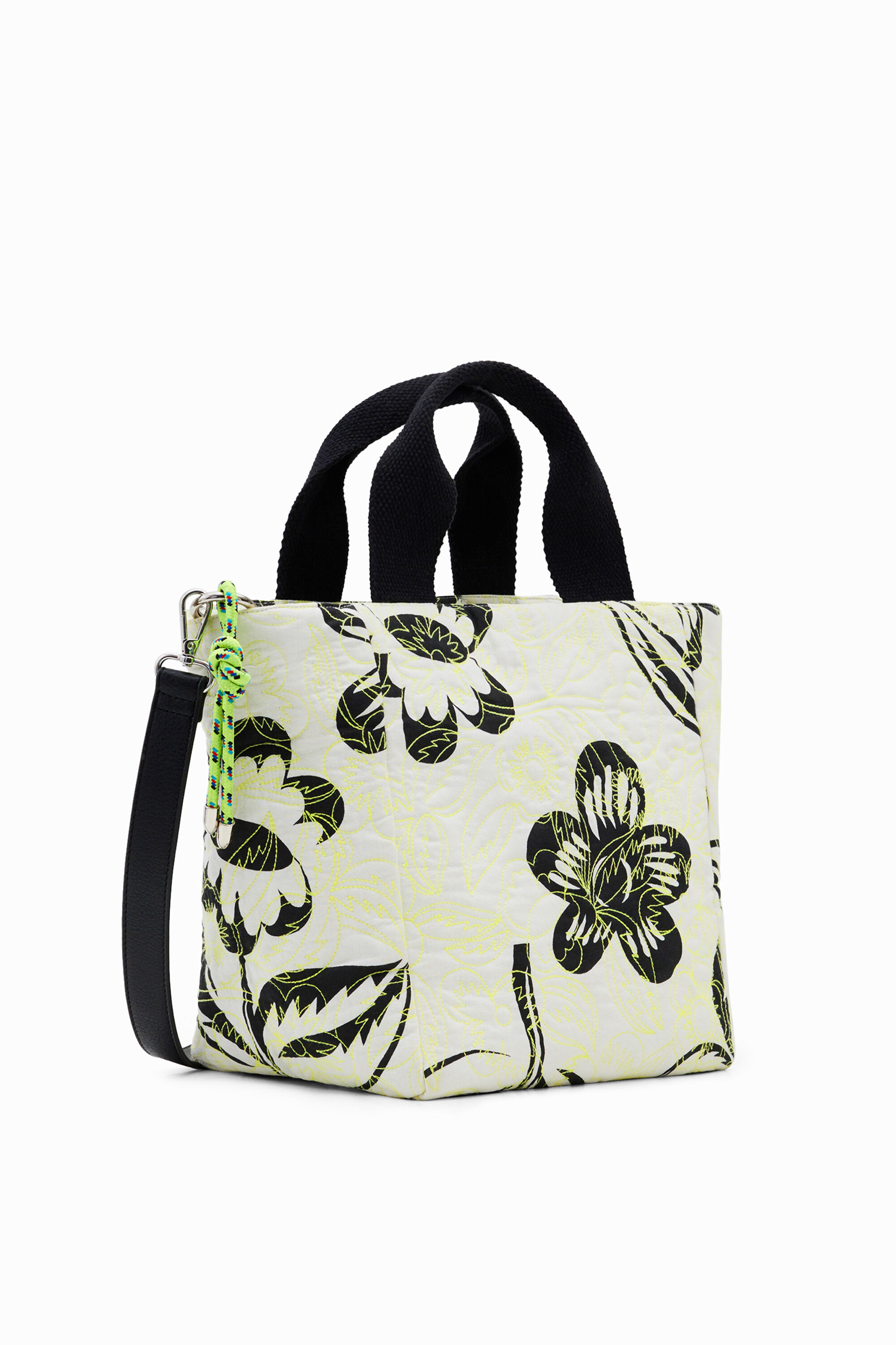 Bolsa floral bordada