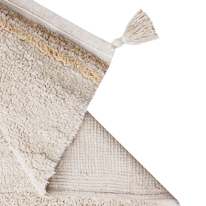 Lorena Canals - Bloom Natural Teppich, 140 x 200 cm, natur