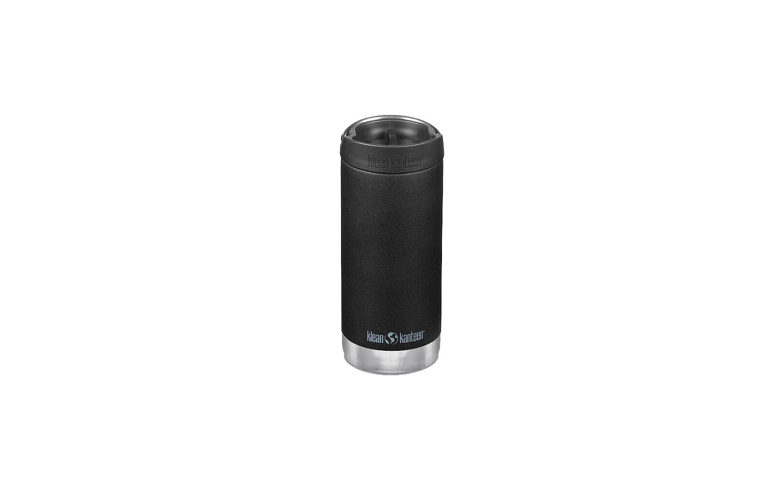 Klean Kanteen TKWide Edelstahl Thermoflasche 355 ml Schwarz