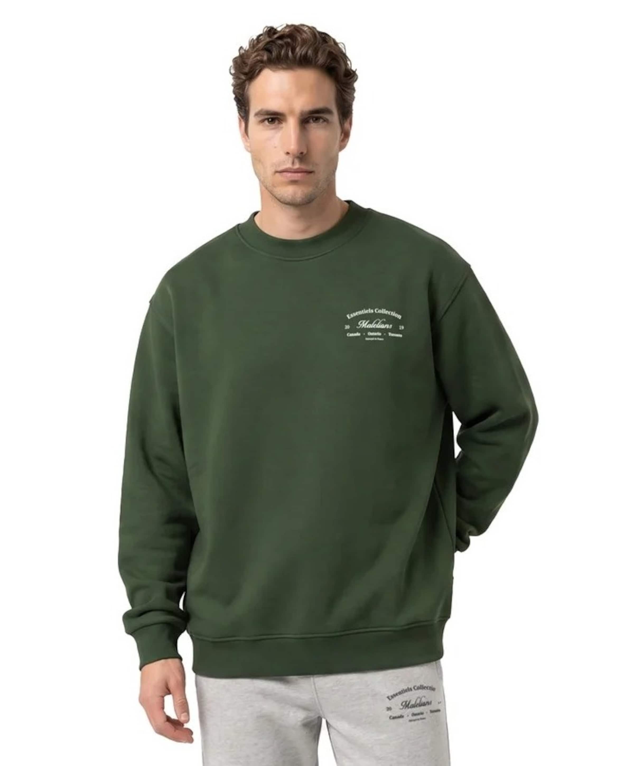 Malelions Heren sweater groen