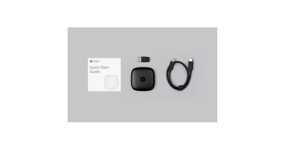 SynologyBeeDrive 2 TB externe SSD  (Zwart, USB 3.2 Gen 2 (Type C))