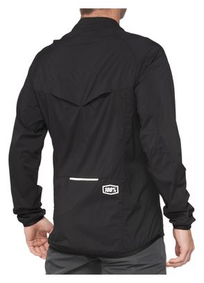 Veste Coupe-vent 100% Extensible Corridor Noir