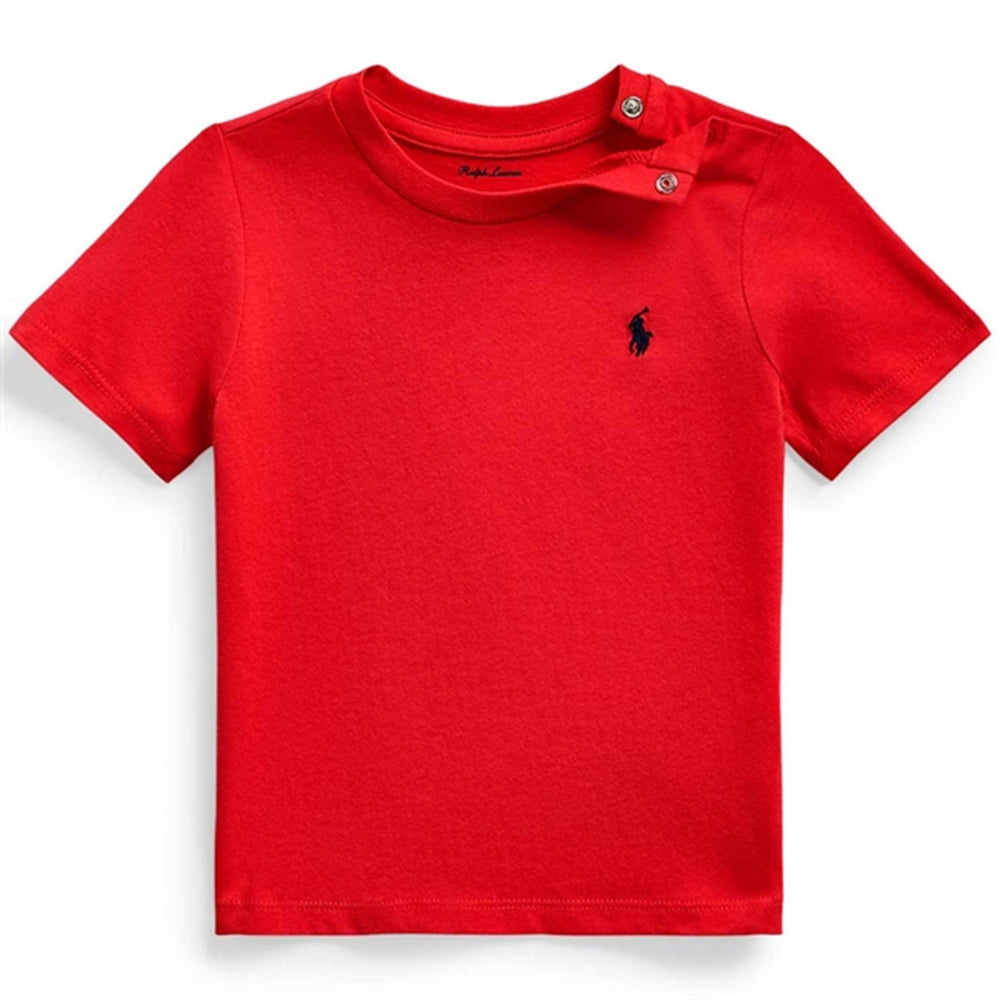 Køb Ralph Lauren Baby Boy Short Sleeved Tee Red