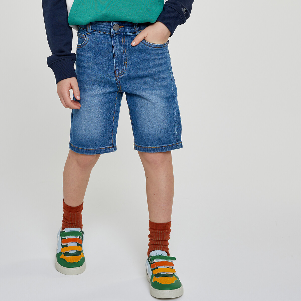 COLEÇÕES LA REDOUTE<br> Bermuda jeans reta