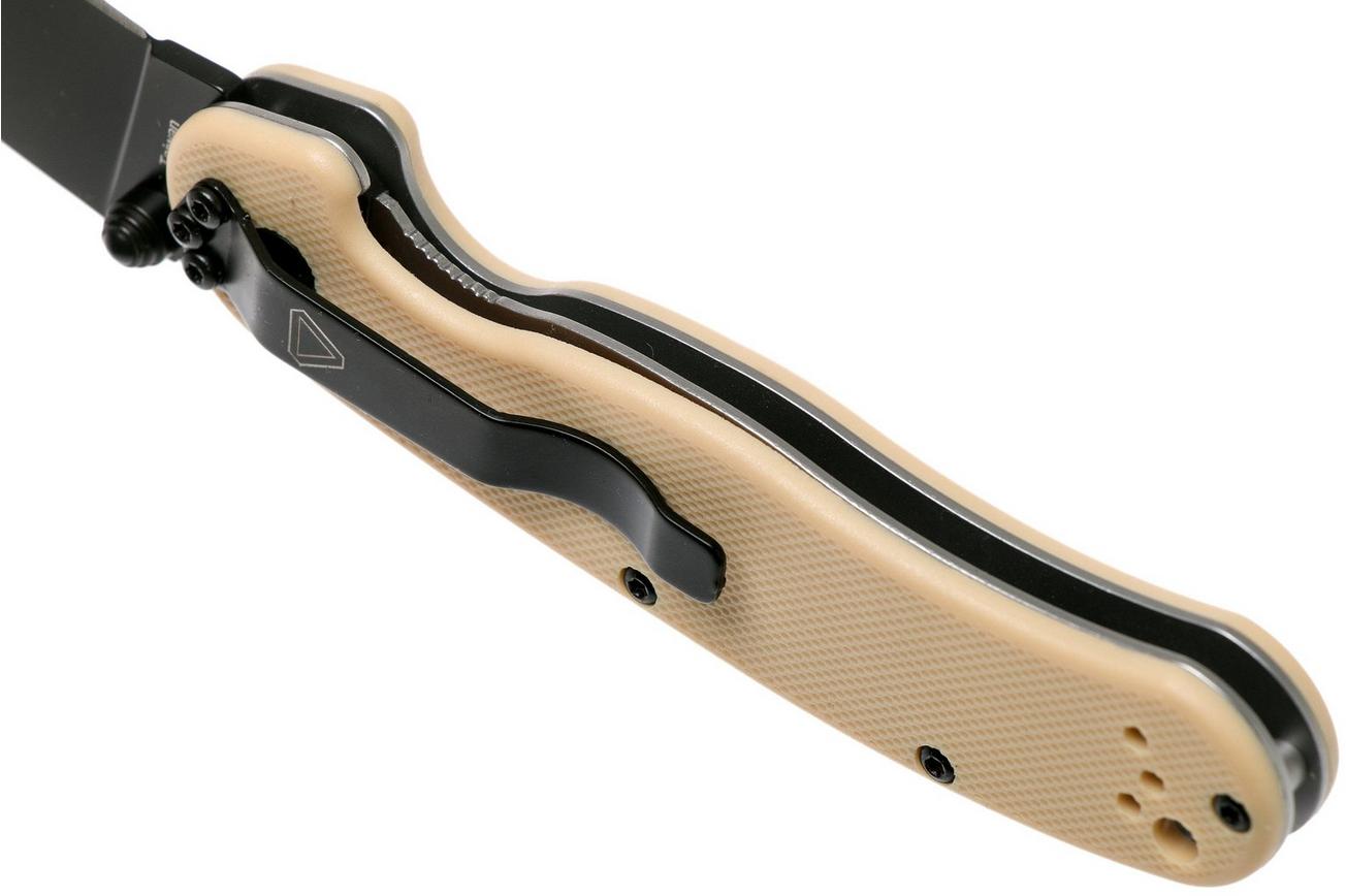 Ontario RAT-2 D2 desert tan, plain edge black, 8830DT