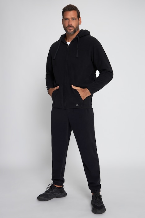 Jogginganzug, Fleece, 2-teilig, Homewear, Kapuze, Kängurutasche