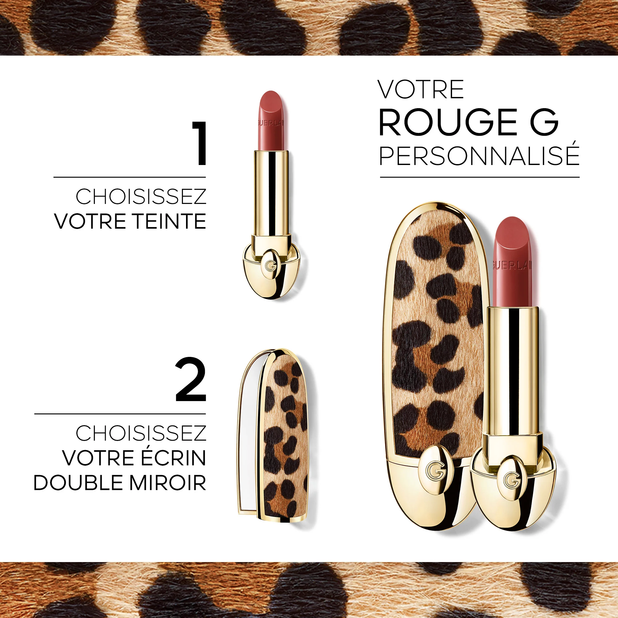 ROUGE G La recharge - Le rouge à lèvres soin personnalisable |- 775 LE ROUGE BORDEAUX - SATIN