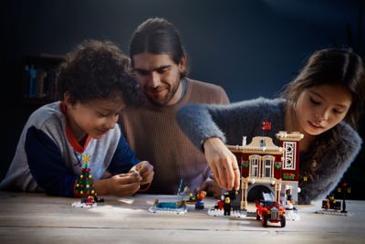 LEGO Brandweerkazerne in winterdorp (10263)