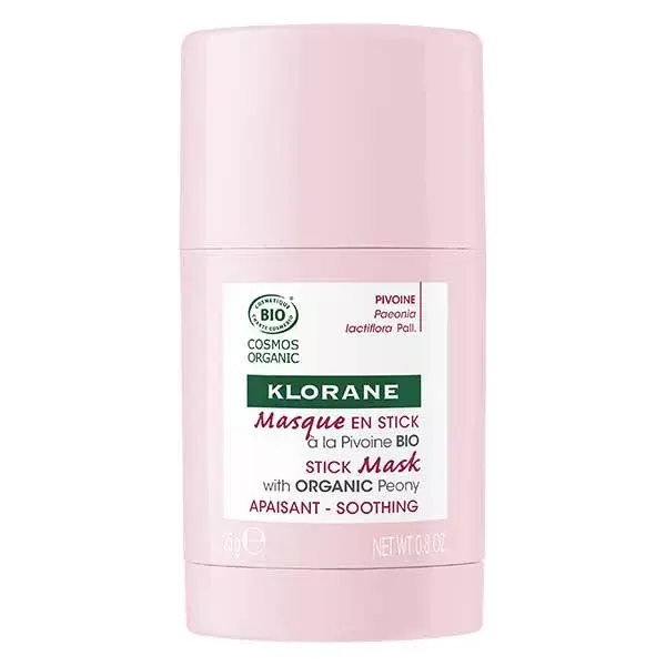 Máscara calmante de peônia Klorane 25g