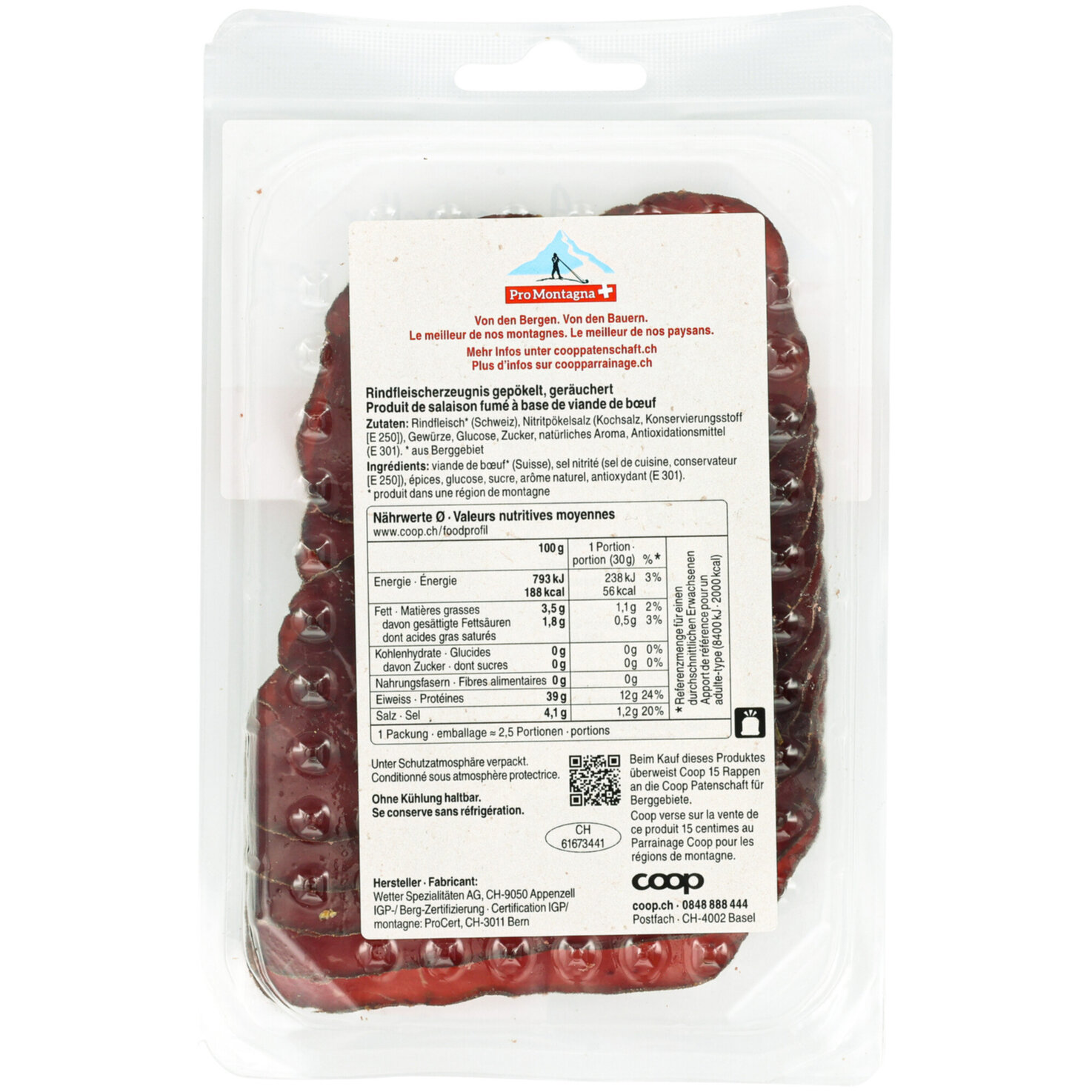 Pro Montagna Appenzeller Mostbröckli ca. 80g