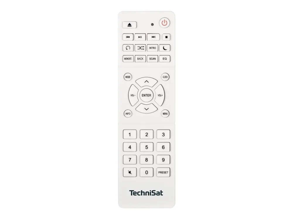 TechniSat DigitRadio 370 CD IR - Audiosystem - 2 x 5 Watt - hvid