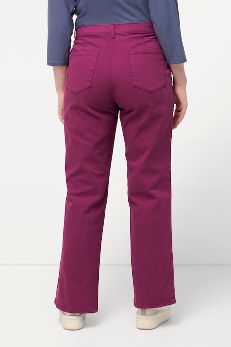 Color-Jeans Mary, weites Bein, Biobaumwolle