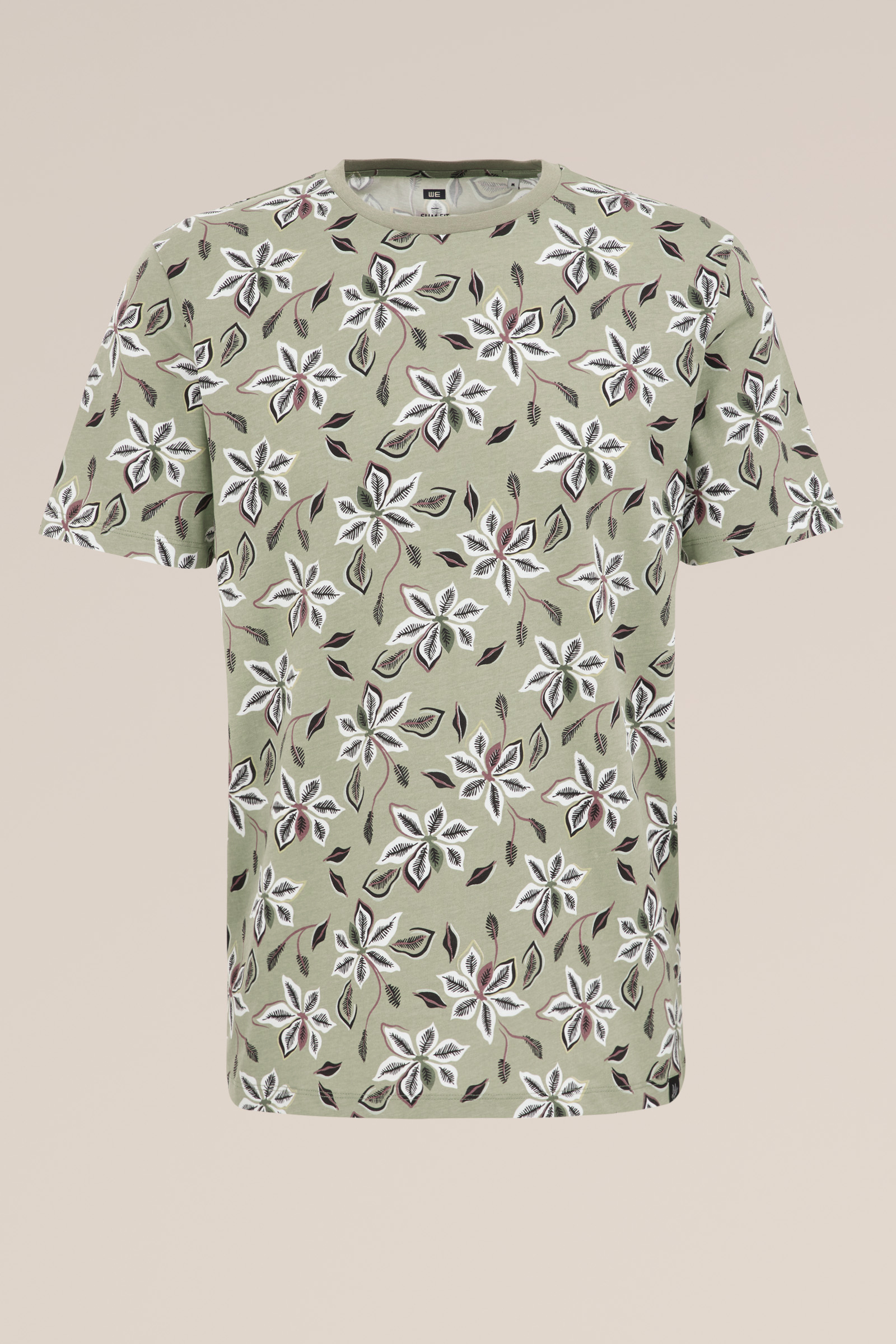 T-shirt met dessin WE Fashion Lichtgroen