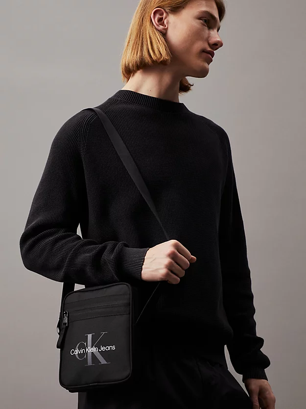 Bolsa de ombro para repórter