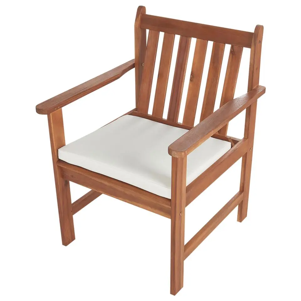 ALTIDONA - Loungeset - Lichthout/Wit - Acaciahout