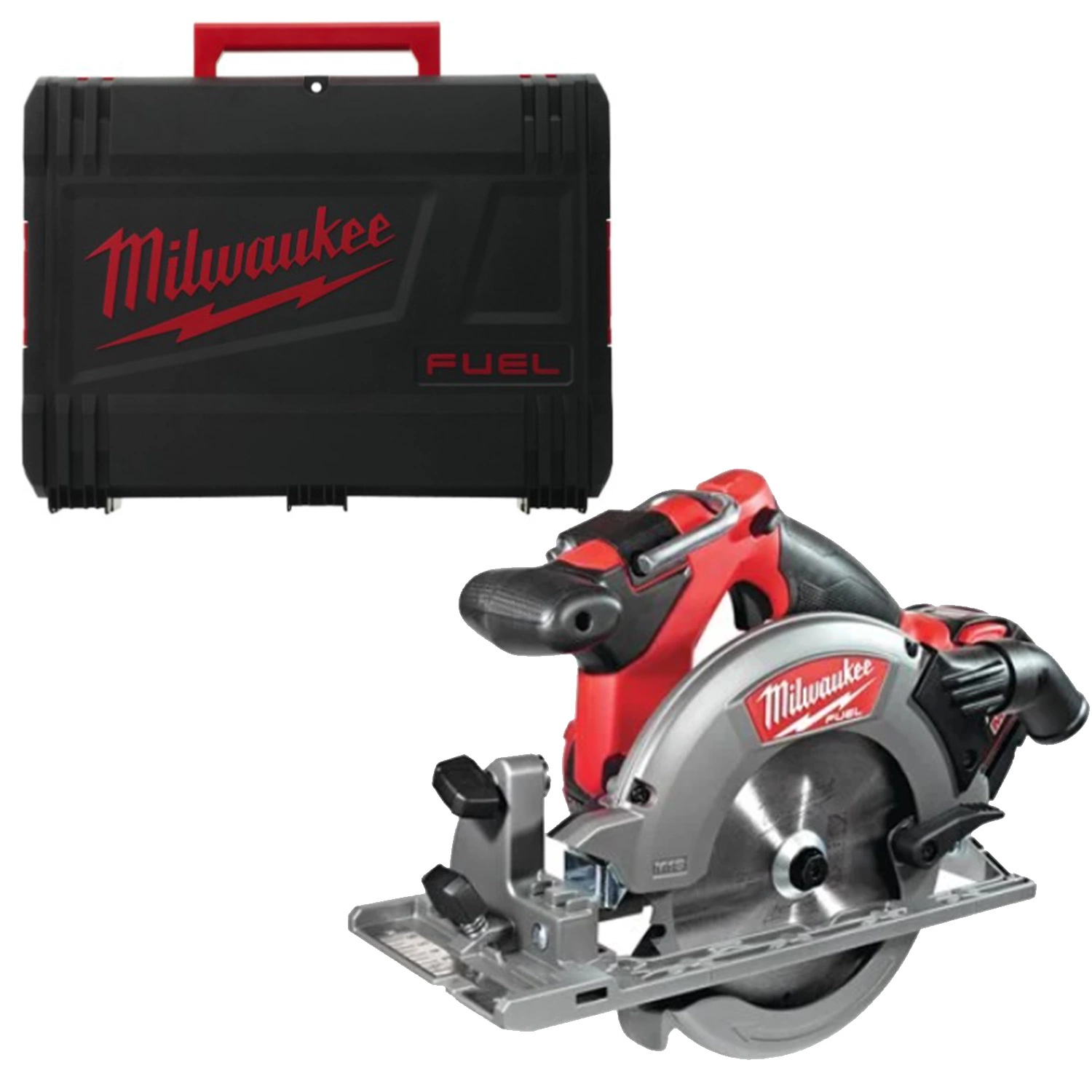 Milwaukee M18 CCS55-502X 18V Li-Ion Accu cirkelzaag set (2x 5.0Ah accu) in HD BOX - 165mm - koolborstelloos