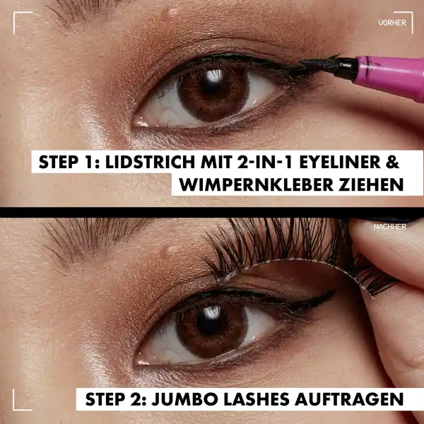 Jumbo Lash künstliche Wimpern 1 Fringe Glam