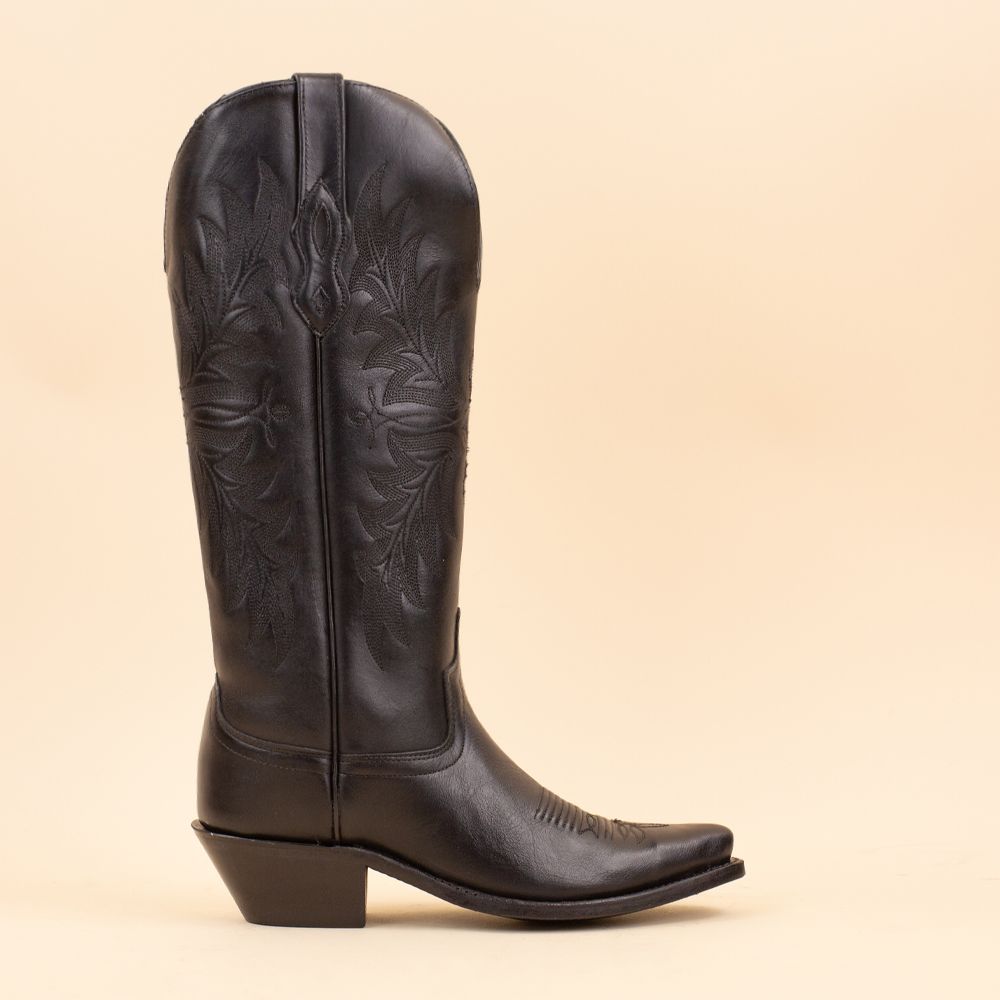 Old West TS1548 cowboylaarzen zwart