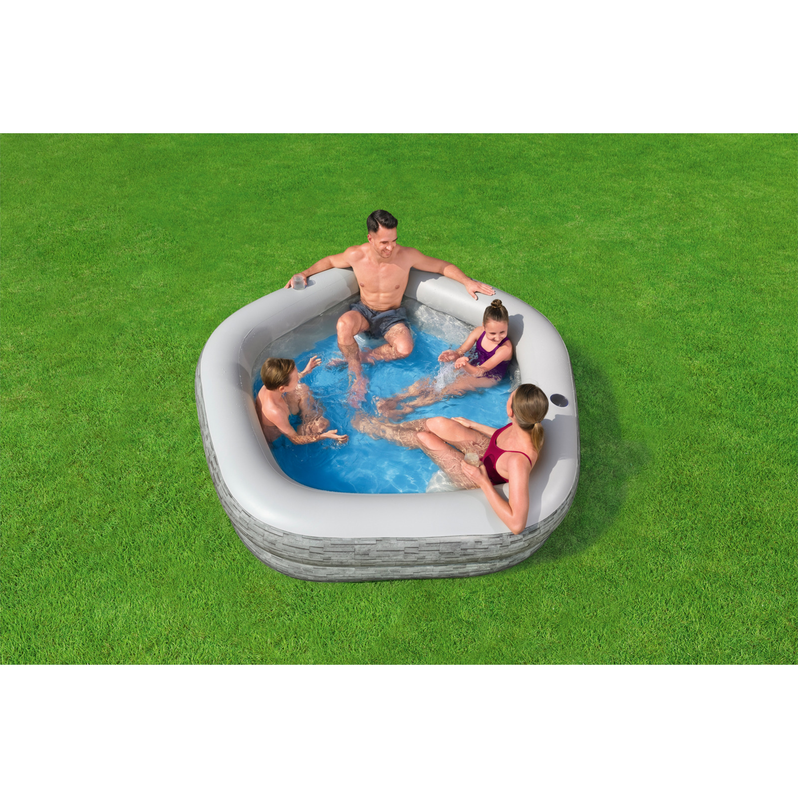 Bestway Family Pool True Print Stone