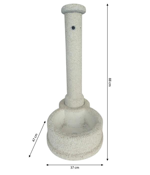Tomco Stein-Gartenbrunnen Siena, ca. H88 cm