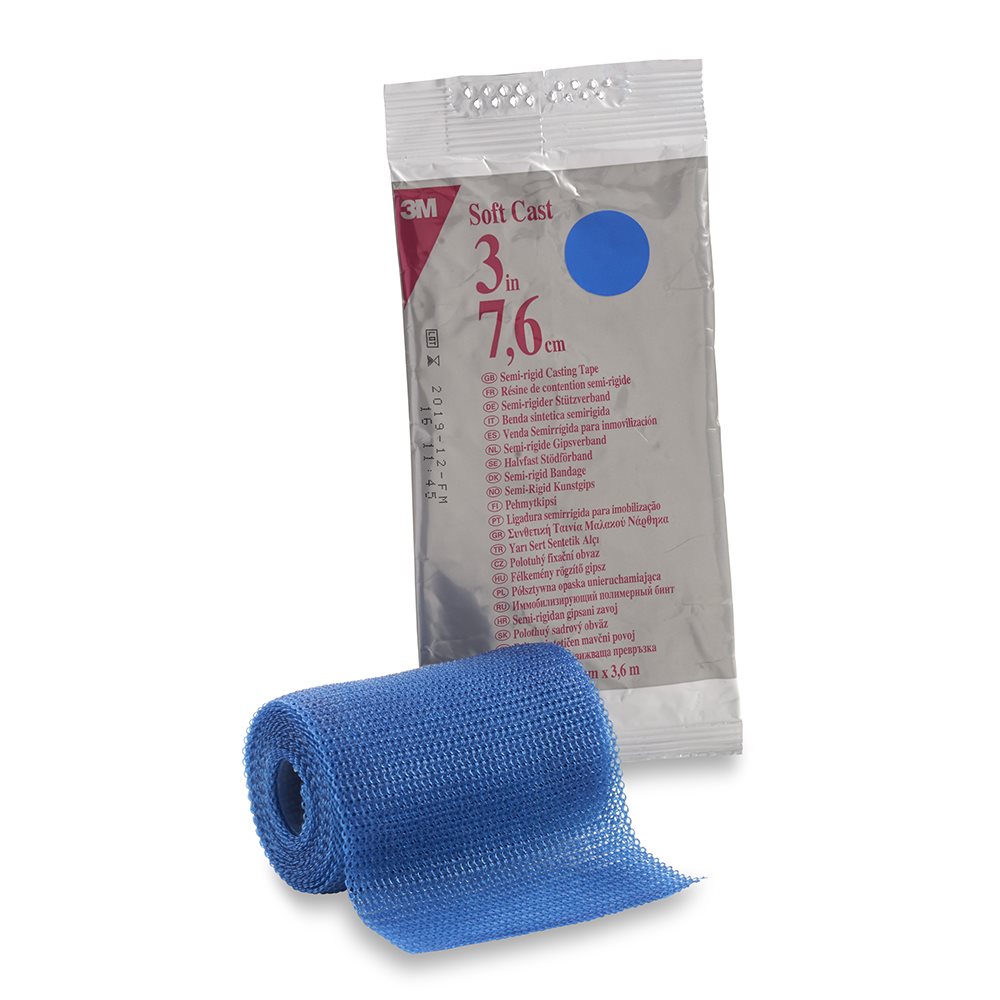 SCOTCHCAST Scotchcast Softcast<br>10 Stück, 7.5cmx3.65m, blau