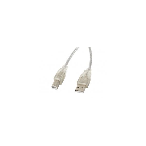Lanberg Cabo Impressora usb Macho/usb Macho Ferrita 3M Transparente Dm CA19423203