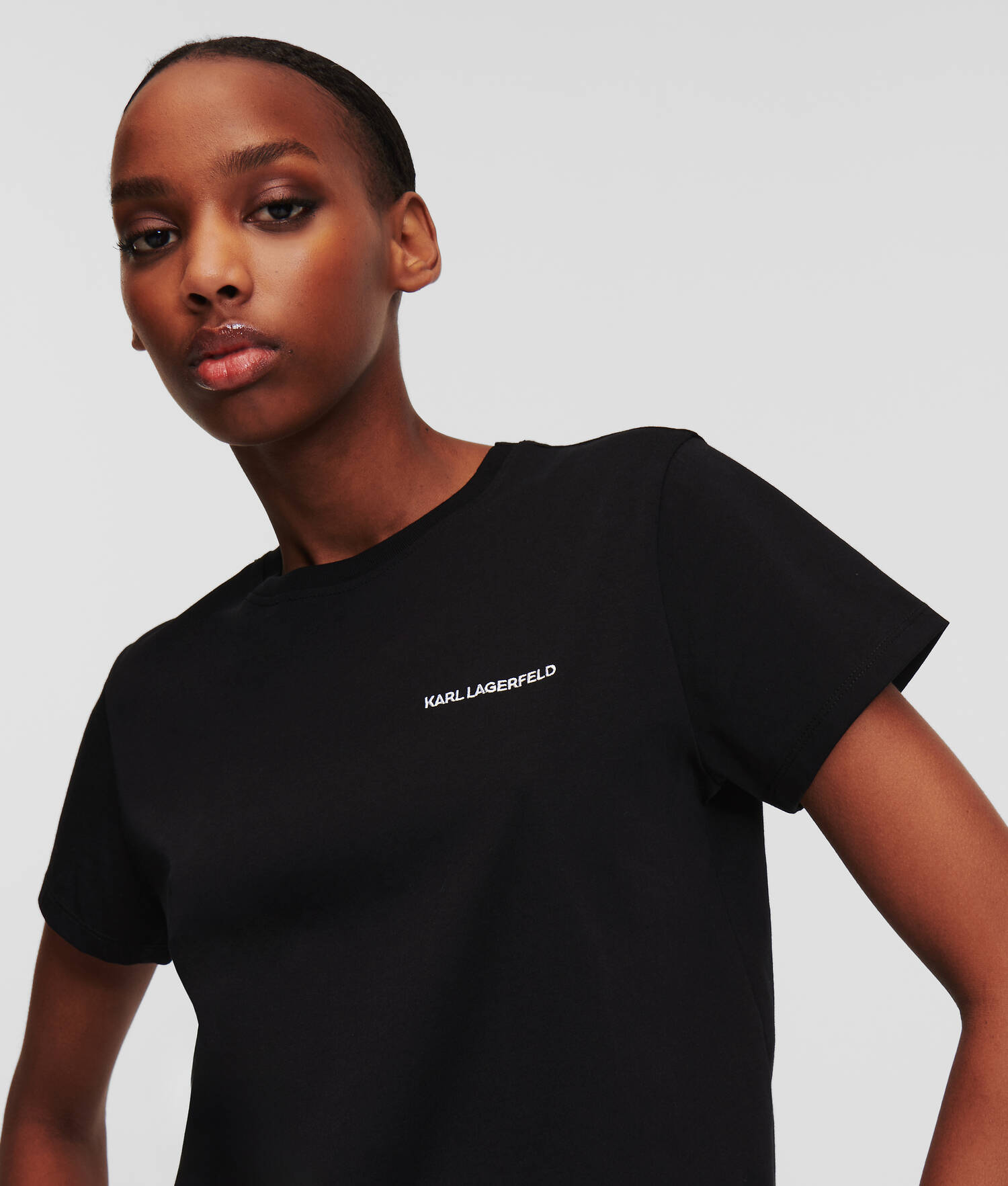 T-SHIRT À LOGO KARL LAGERFELD - Noir
