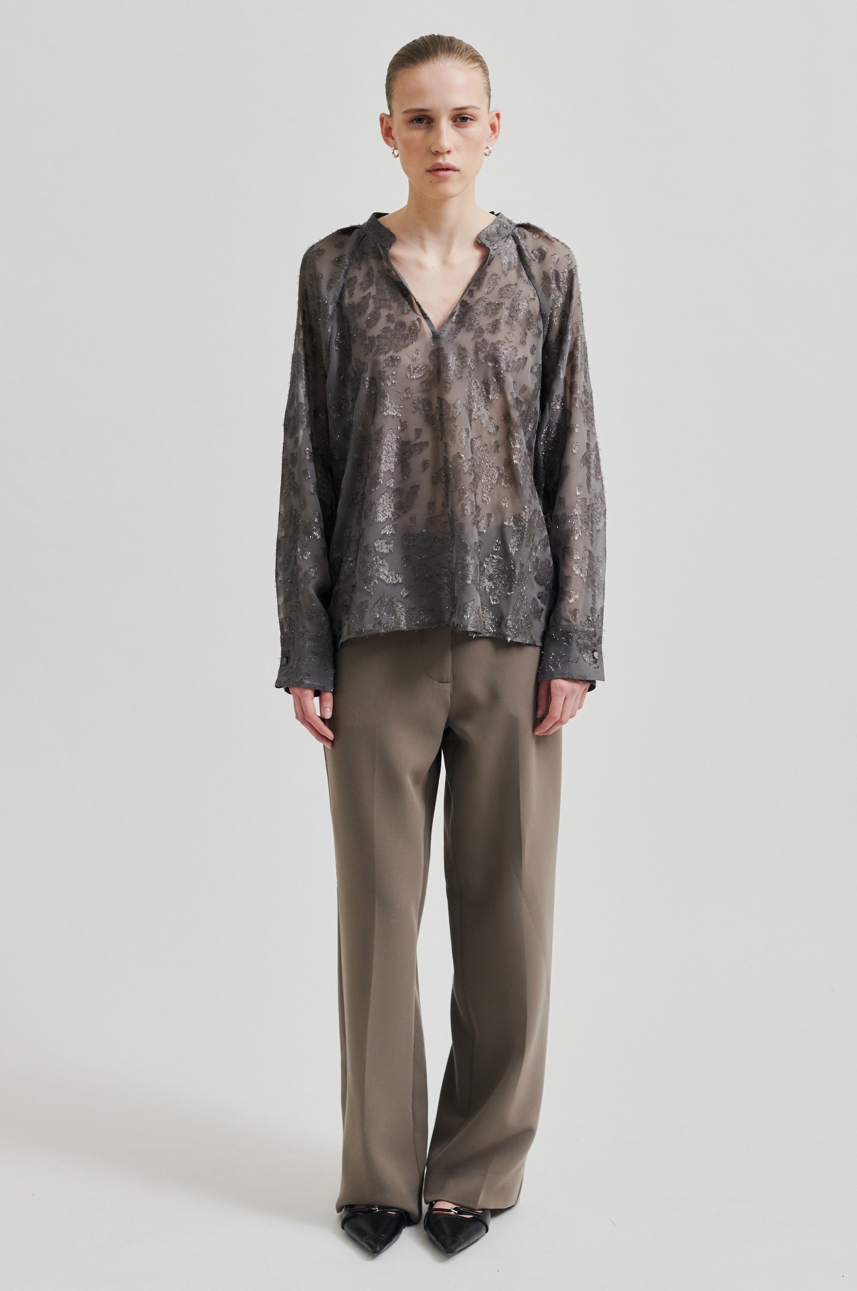 Second Female  Carisa bluse - Iron Gate