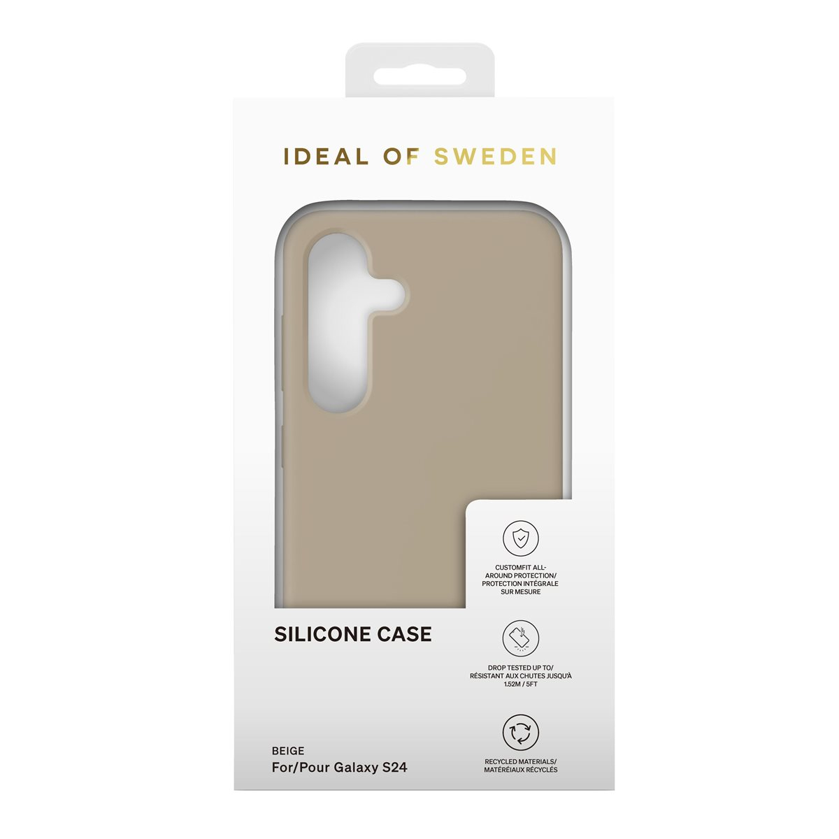 Samsung Galaxy S24 Silikon Hülle Case Recycled (IDSIC-S24-128) - Beige