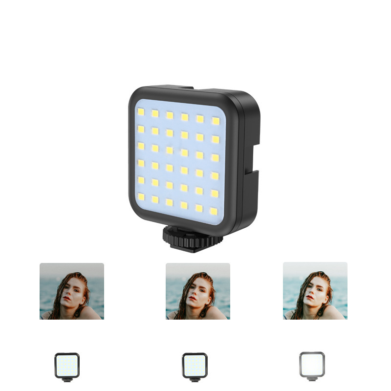 (27cm) 3in1 Bluetooth Teleskop Halterung mit Tripod Stativ Selfie Stick und LED Beleuchtung / 3.5mm Klinke Mikrofon   Fernauslöser- Schwarz