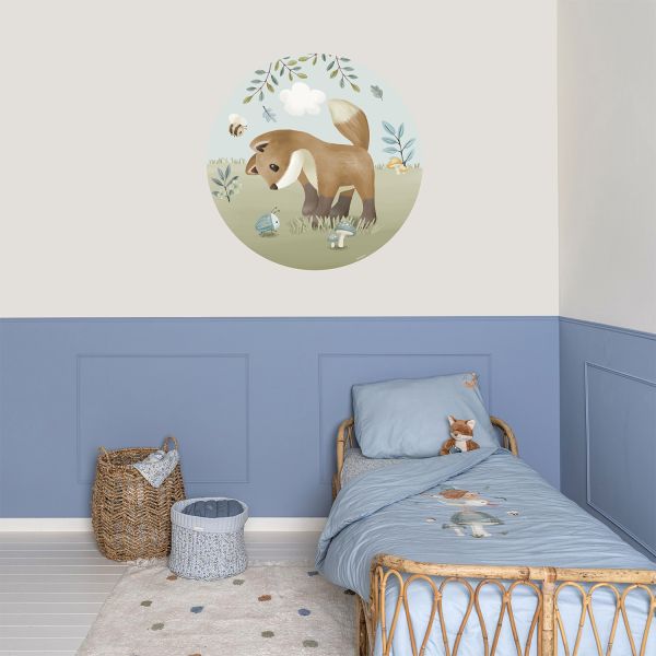 Little Dutch Wallpaper Circle Forest Friends 100 cm