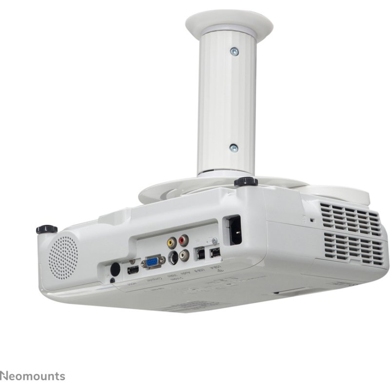 Neomounts BEAMER-C80WHITE Support de plafond pour vidéoprojecteur - h13-20 cm - orientable
