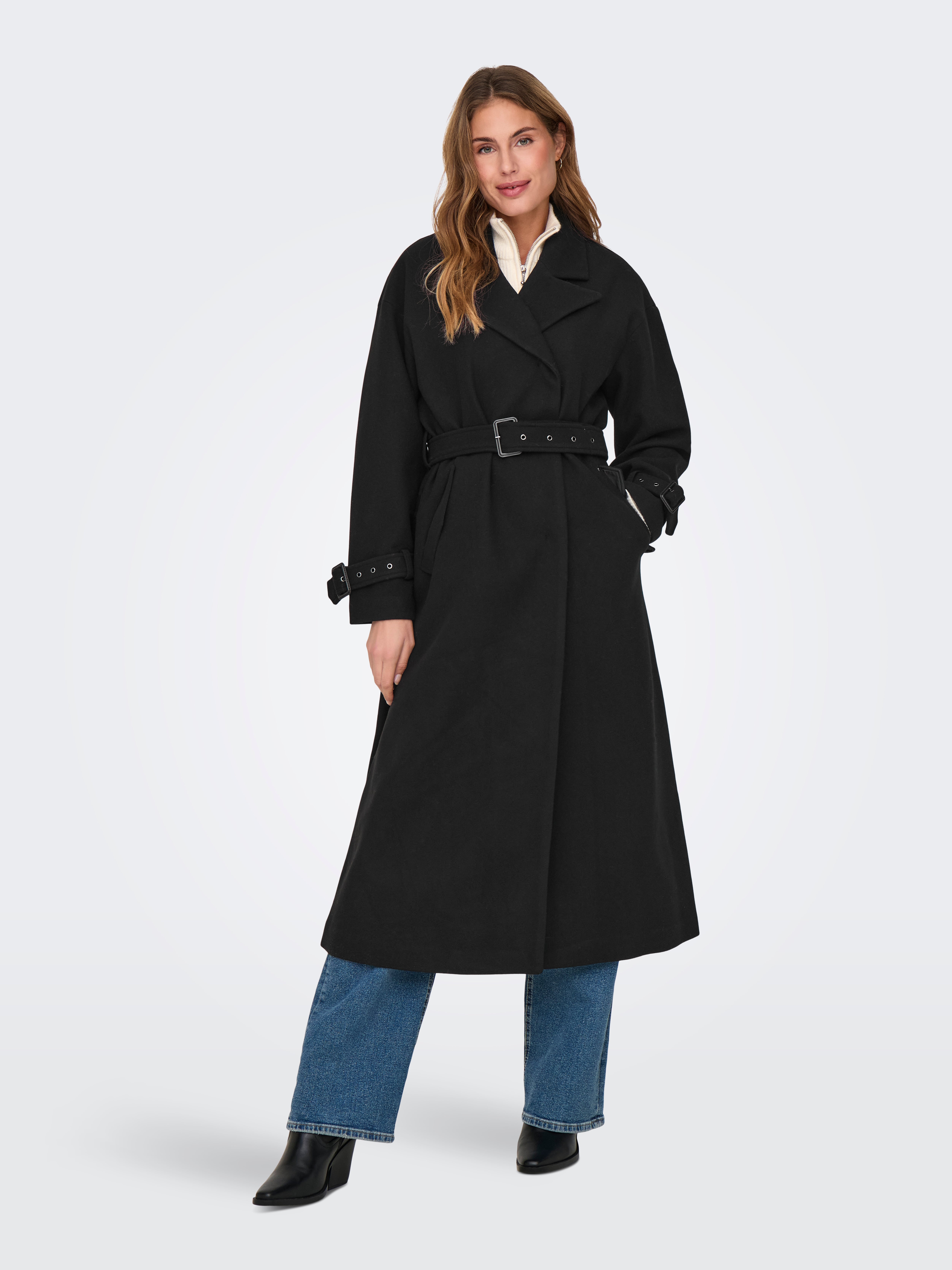 ONLNANCY Trenchcoat Black