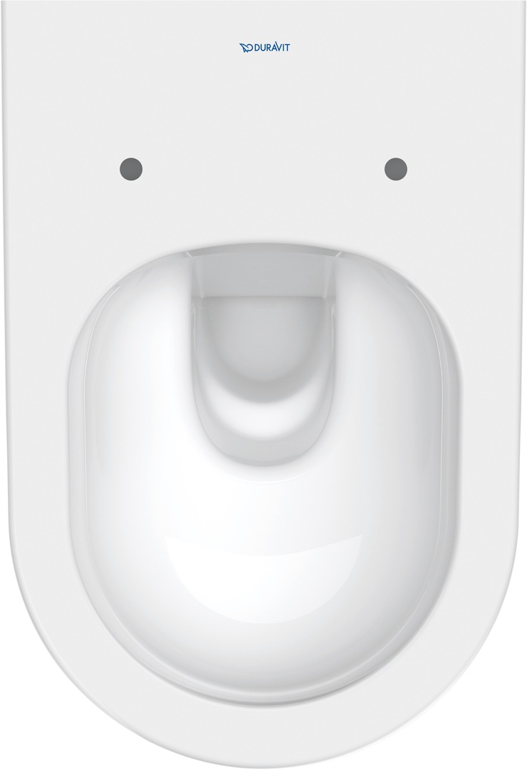 Duravit D-Neo randloos toilet met softclose zitting wit glans