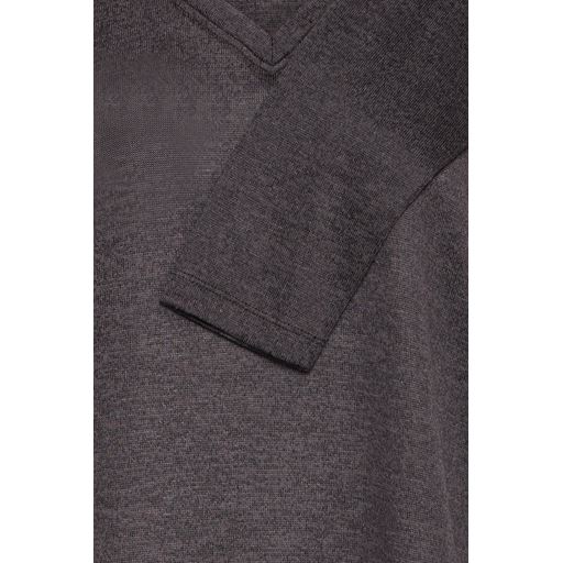 Fransa Rexan Strikbluse, Black Melange, XXL