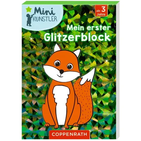 Coppenrath Verlag Mini-Künstler: Meine ersten Glitzerbilder, 1 Stück, 4-fach sortiert