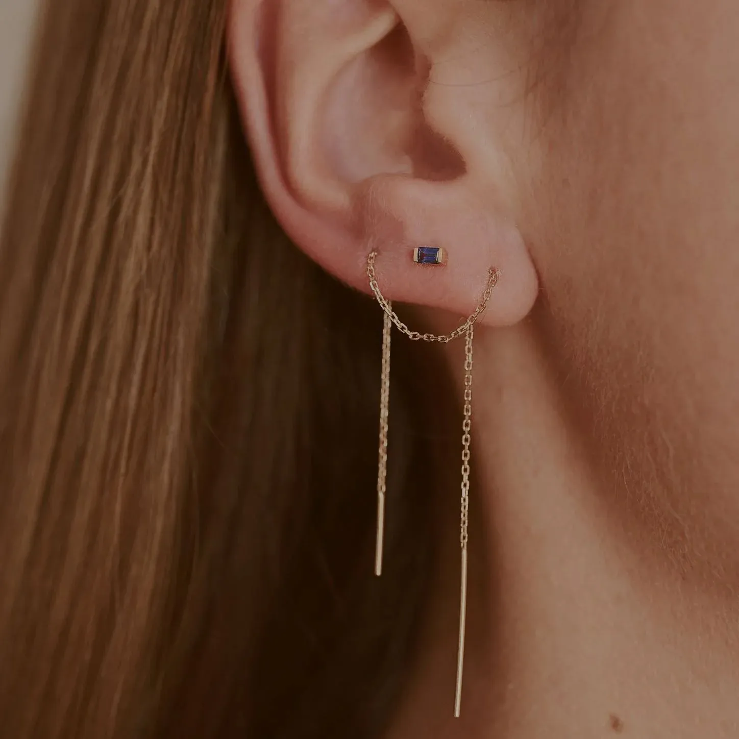 Boucle d'Oreille Alba Longue Douze Paris
