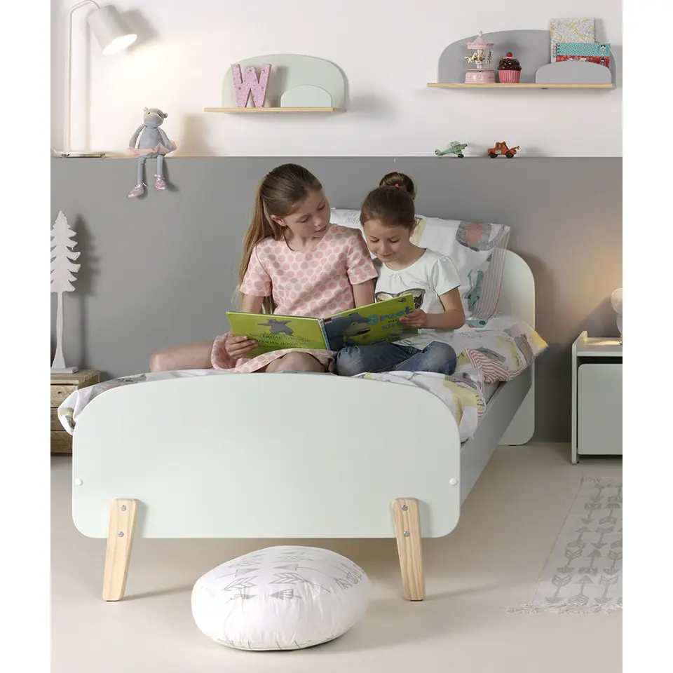 Vipack bed Kiddy - mintgroen - 72,5x95x205,5 cm