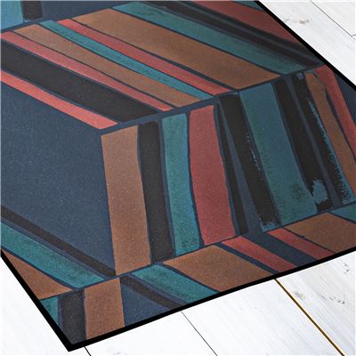 Tapis vinyle motif graphique - BECQUET CRÉATION