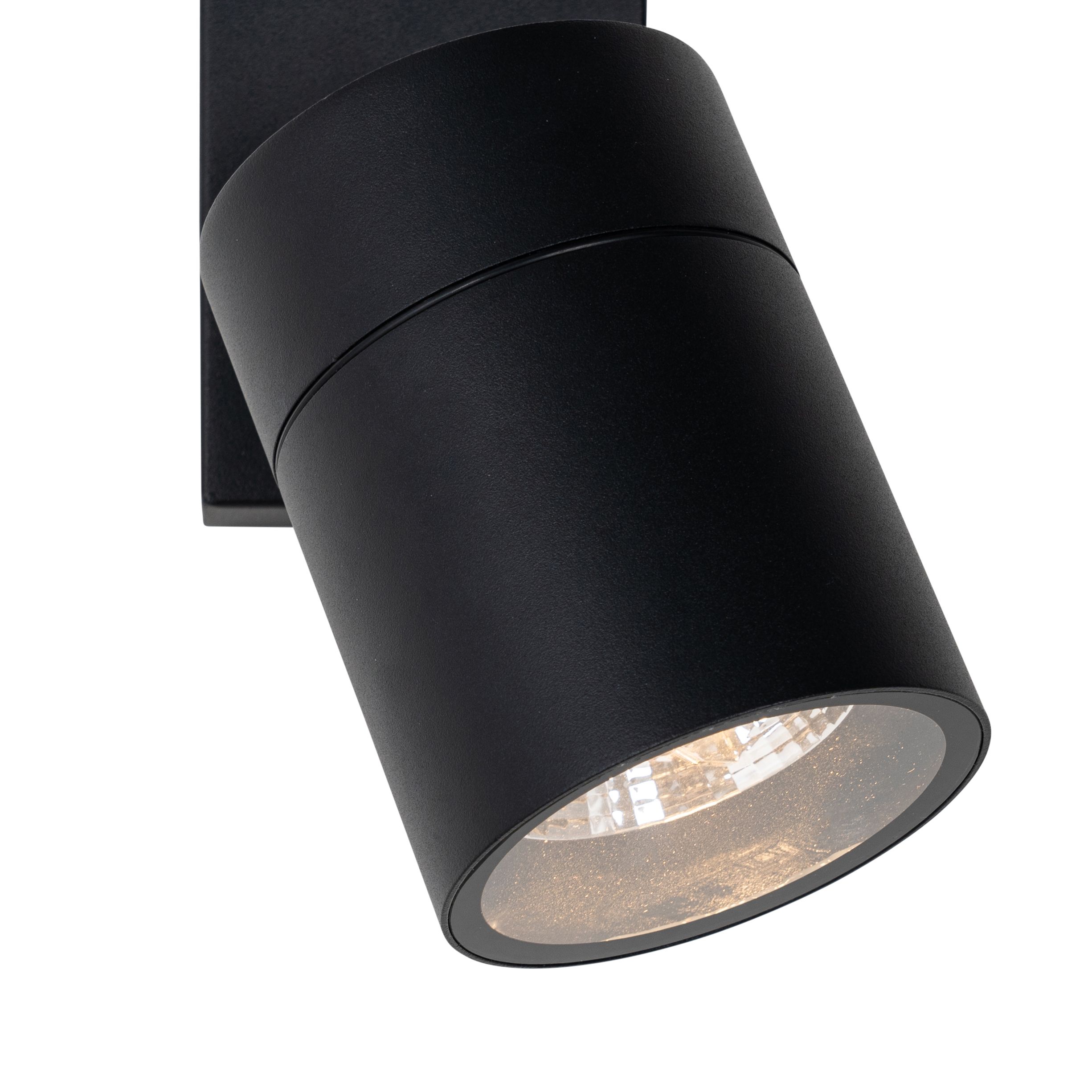 Buitenwandlamp zwart AR70 verstelbaar IP44 - Solo