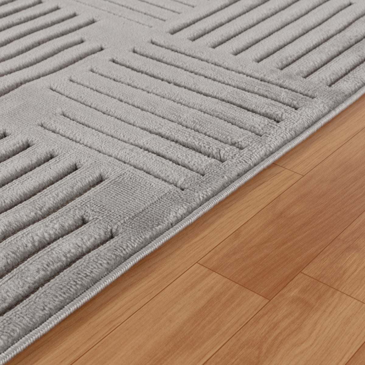 Modern Scandinavisch vloerkleed voor binnen/buiten, grijs, 200x275 cm, MIDORI