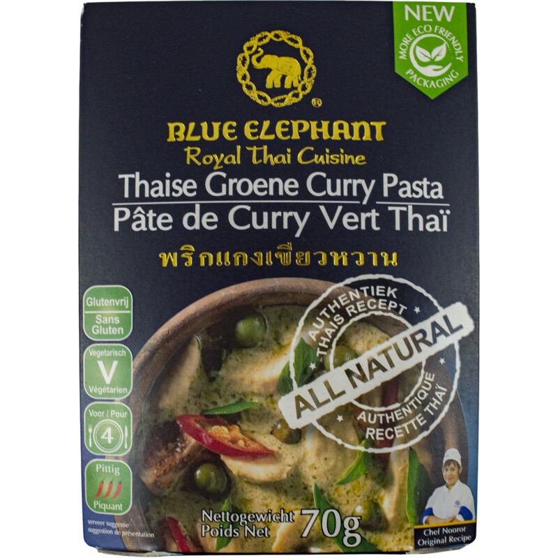 Blue Elephant Thaise groene curry pasta