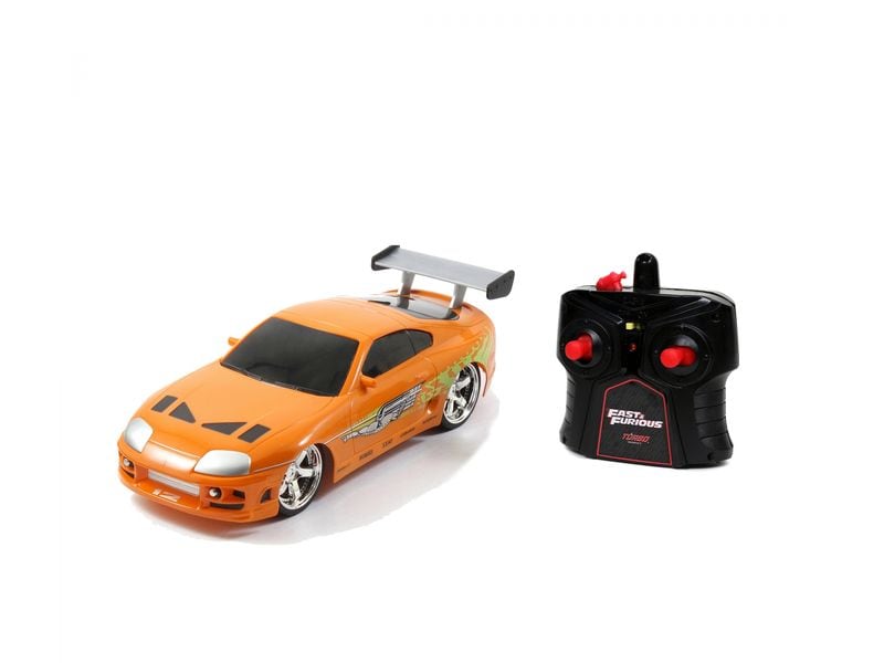 Jada Toys Toyota Supra MK4 Fast & Furious RTR, 1:24 Ferngesteuertes Auto aus Fast & Furious «Brian's 1995 Toyota Supra»