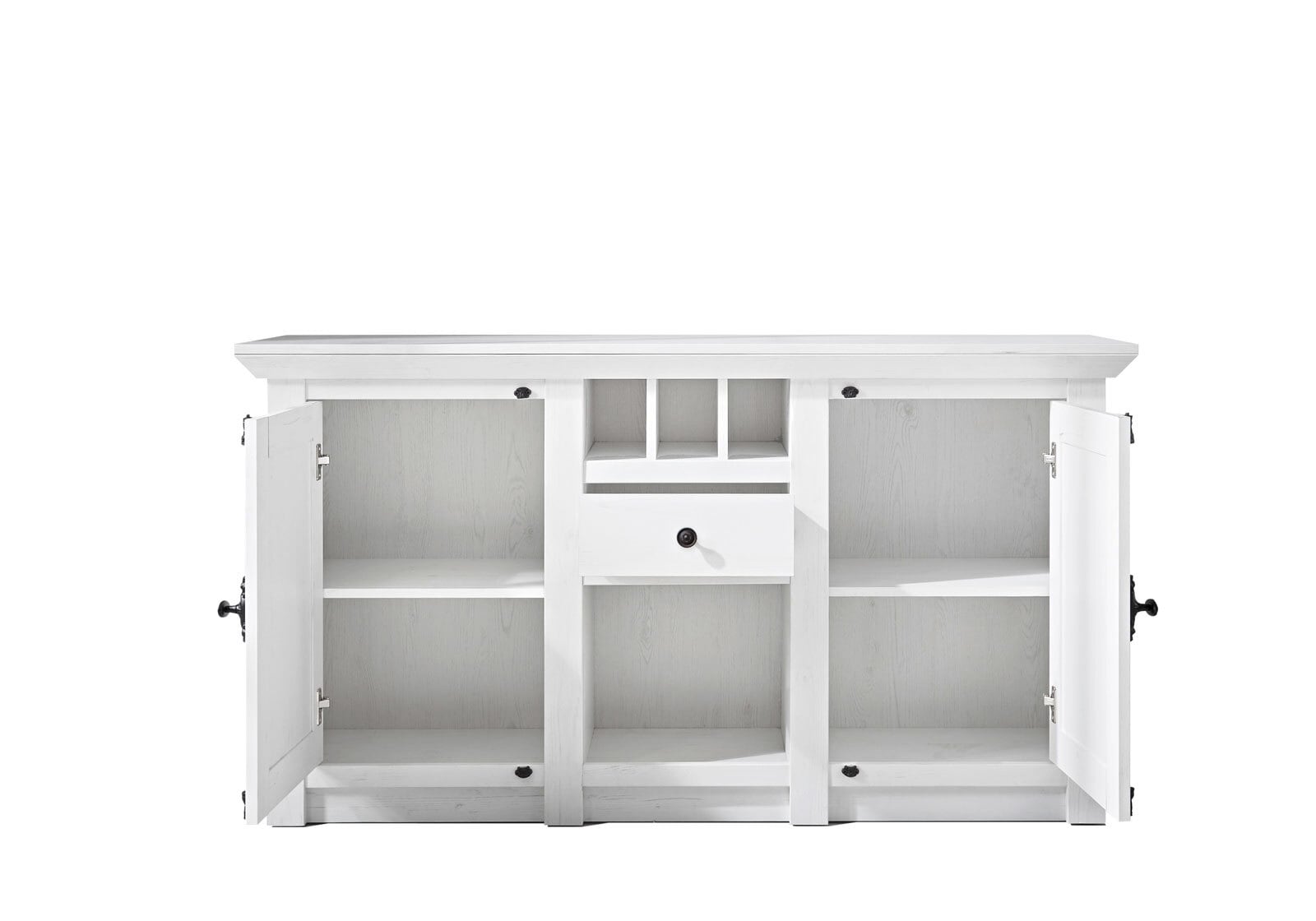 Sideboard Westerland, Pinie Weiß Nachbildung