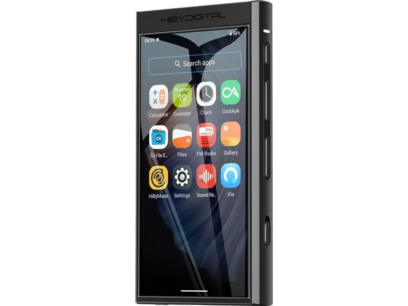 HiBy HiRes-Player M300 Schwarz Hi-Res tragbarer Android-Musikplayer